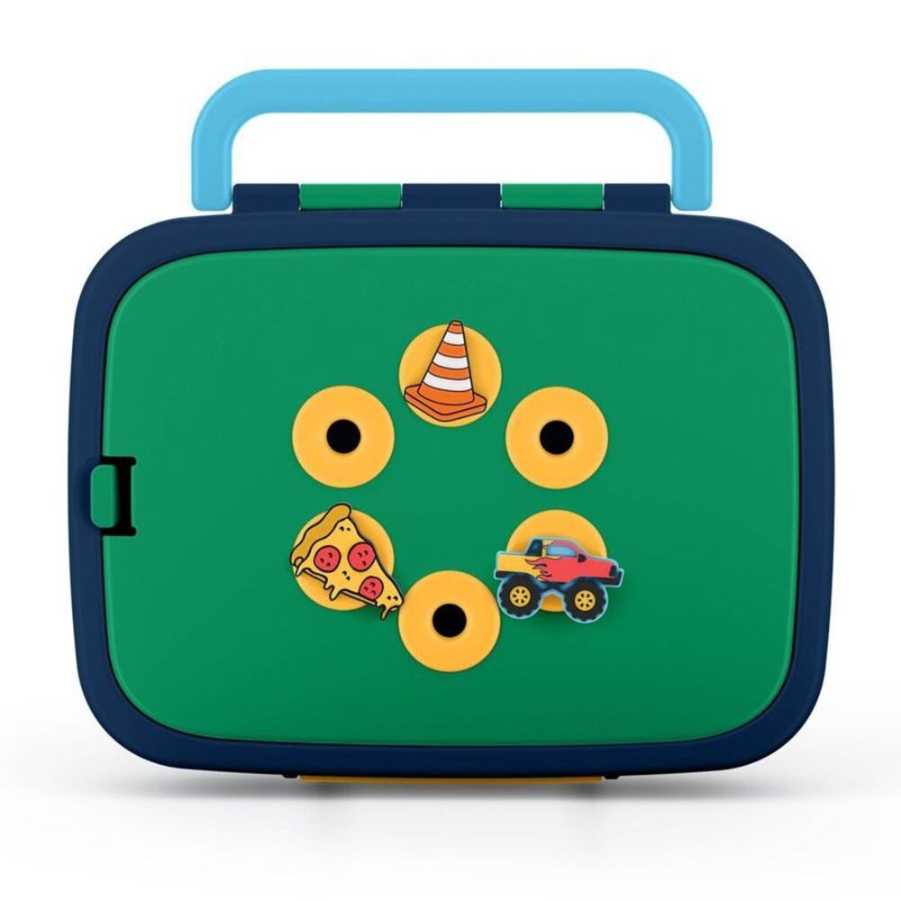 Ello Benni Hot/Cold Food Storage Container with Charms - Green